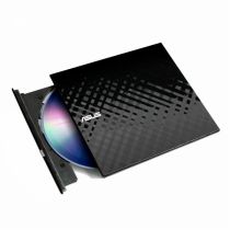 Gravador Slim Externo CD/DVD SDRW-08D2S-U PR Preto - Asus