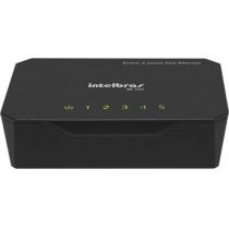 Switch SF500 5 Portas 10/100 Mbps Fast Ethernet - Intelbras