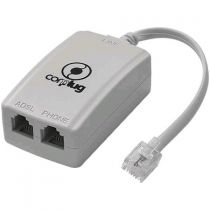 Micro Filtro ADSL Duplo Cinza 5585 - Complug