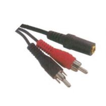 Cabo Audio 3.5mm Stereo F-2RCA-M Mod. 9248