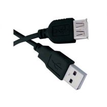 Cabo Extensor USB 2.0 A Macho / A Femea  5.00mt Preto - SECCON