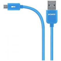 Cabo Micro USB para USB Azul Linha Mobi - PCYES