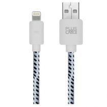 Cabo Para Iphone 5/6 Lightning Plus Cable USB-LT1002 Branco Nylon - Plus Cable