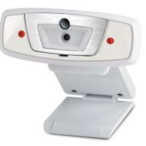 Webcam Lightcam 1020 HD 720P Branca Com Microfone e Auto Iluminação Noturna. - Genius