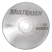 DVD+R Gravável Dual Layer OEM 8.5GB - Multilaser