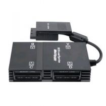 Hub USB com 4 Portas para Playstation 2 Multilaser JS00023ML