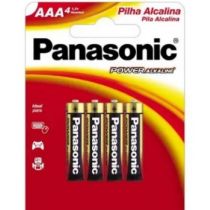 Pilha Alcalina AAA c/ 4 - Panasonic