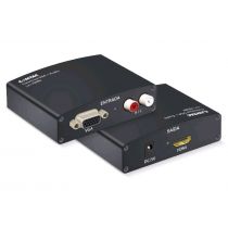 Conversor VGA + Áudio para HDMI Modelo: VGA/AUDIO-HDMI - 9218 - Comtac