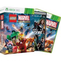 Game Lego Marvel Super Heroes Xbox 360 Edição Limitada com Filme 