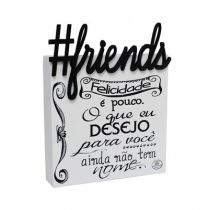 Placa de Mesa #Friends 14,5x12 - Zenir