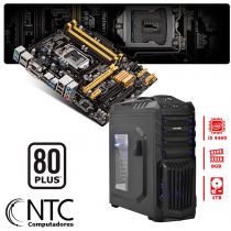Microcomputador NTC Gamer Intel Core i5 4460, 8GB, HD 1TB, SSD 120GB, DVD, Mothe