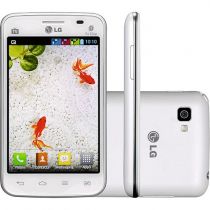 Smartphone Tri Chip LG Optimus L4 II Desbloqueado Branco Android 3G Wi-Fi Câmera