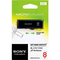 Pen Drive 8GB USM8GR/BM Preto - Sony 