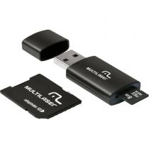 Cartão de Memória Micro SD 8GB Leitor USB MC058 - Multilaser 