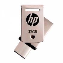 Pen Drive 32 GB X5000W USB 3.1 + Tipo C Prata - HP 