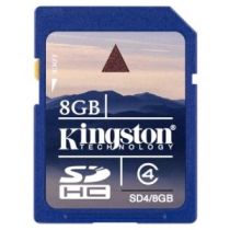 Cartão de Memória SD4/8Gb SDHC - Kinsgston