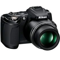 Câmera Digital 14.1MP Coolpix L120 Zoom 21X Memória 102MB LCD 3" Preta - Nikon