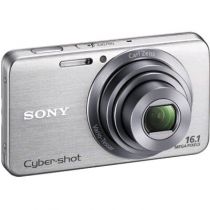Câmera Digital DSC-W630 16.1MP, Foto Panorâmica 360°, Filme em HD, Cartão de 8GB
