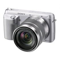 Câmera Digital Sony NEX-F3B, 16.1 MP, Lente Intercambiável 18-55mm, Prata - Sony