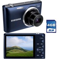 Câmera Digital Samsung ST150 16.2MP, Foto Panorâmica, Grava em HD, Wi-Fi, Preta,