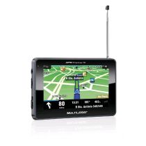 GPS Tracker LCD 4.3" Touchscreen com TV GP012 - Multilaser