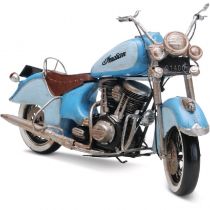 Moto Indian Motorcycle - M2242-1 - Azul Claro - Classic Home