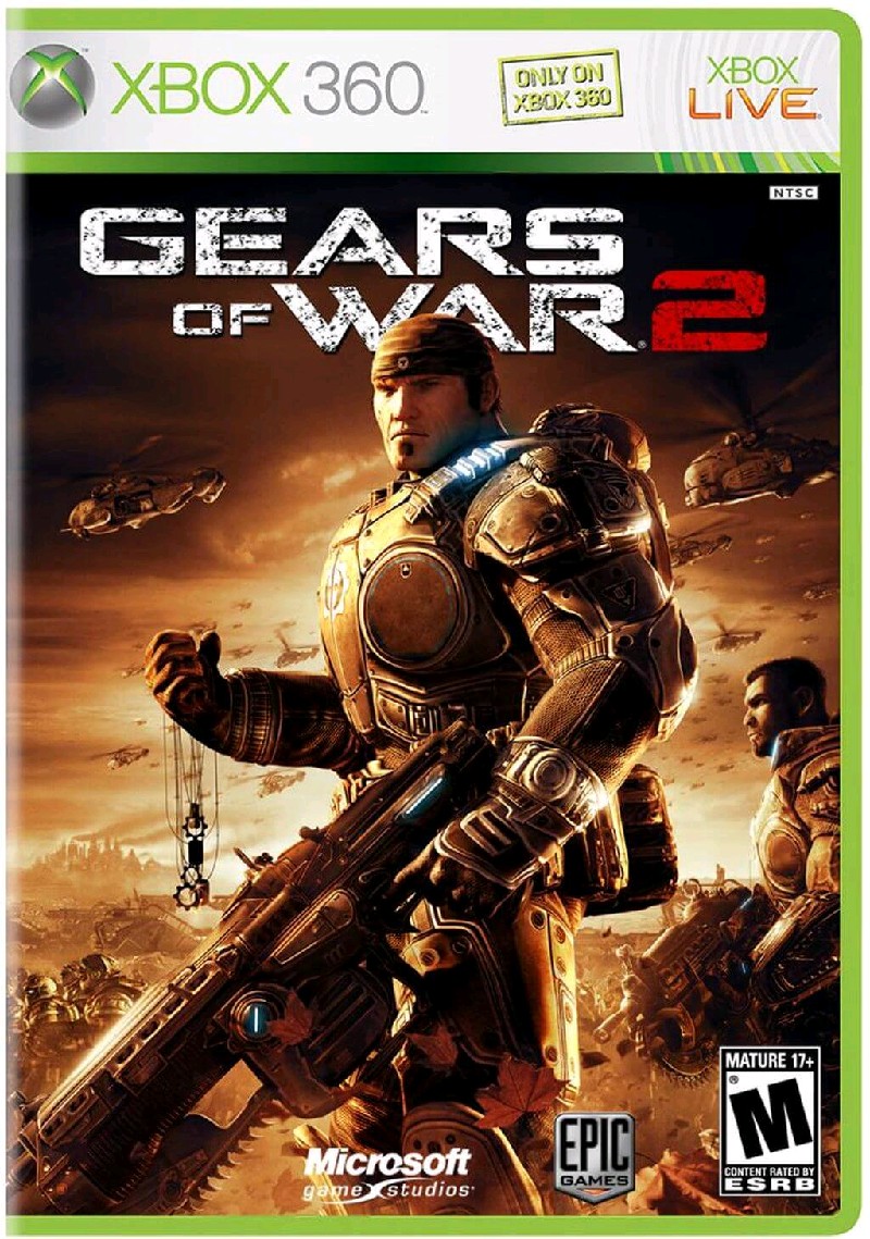 Game Gears of War 2 Xbox 360 (Tiro) C3U-00002 - Microsoft - GAMES E  CONSOLES - GAME XBOX 360 / ONE : PC Informática