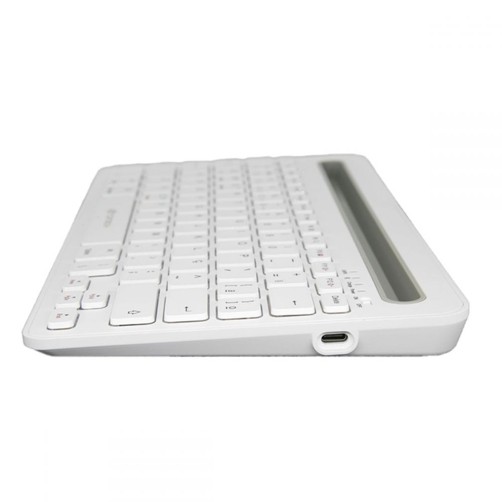 Teclado Multi-Device RC/BT K-BT100WH Branco - C3Tech