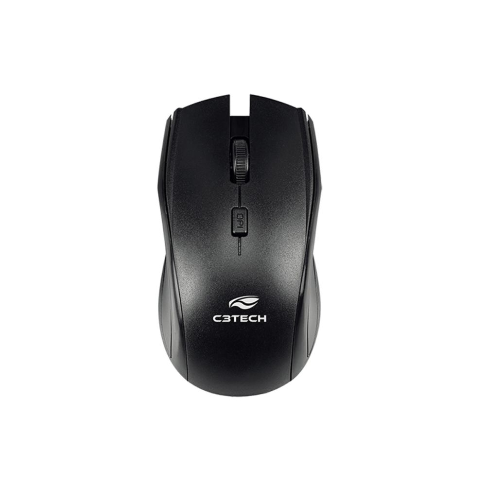 Kit Teclado e Mouse Sem Fio K-W60BK - C3Tech