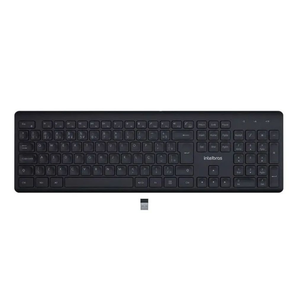 Teclado S/ Fio c/ Clique Silencioso TSI50 Preto - Intelbras