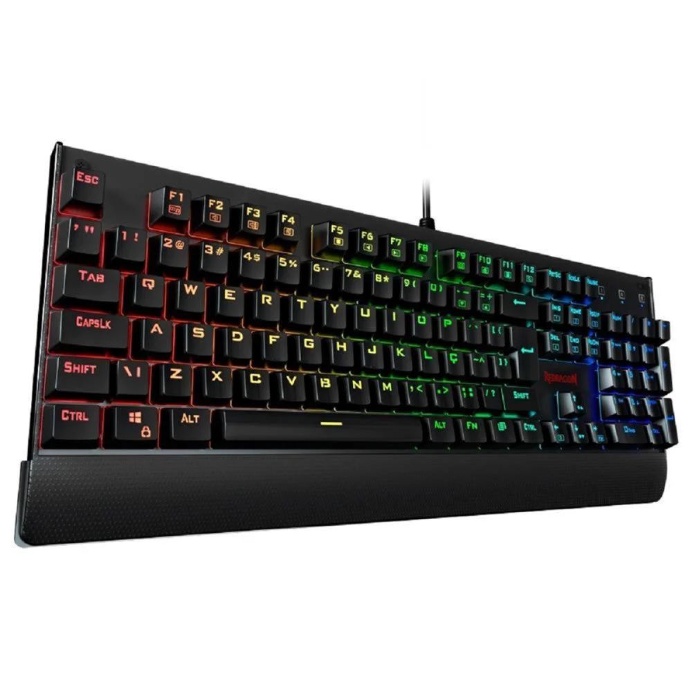 Teclado Mecânico KALA LED RGB Switch Brown ABNT2 - Redragon