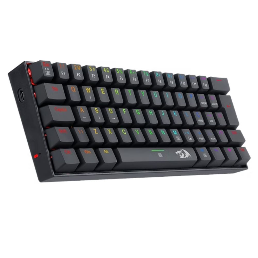 Teclado Mecânico Gamer Dragonborn Switch Marrom - Redragon