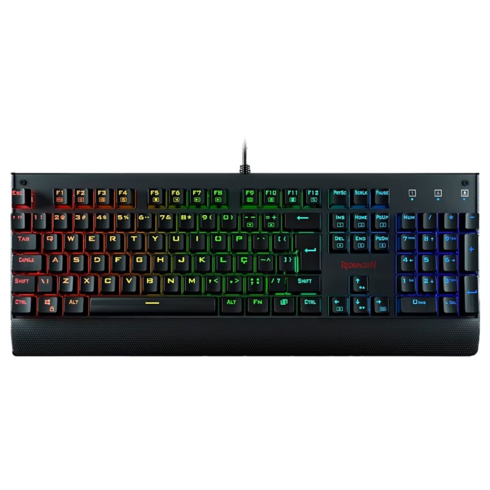Teclado Mecânico Gamer KALA Switch Vermelho c/Fio-Redragon