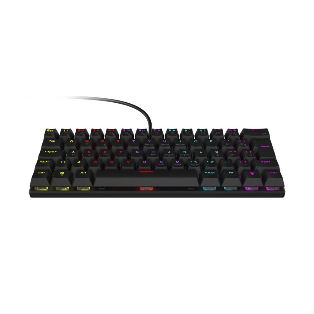 Teclado Mecânico 60% Anihi Black Switch Blue – Vinik