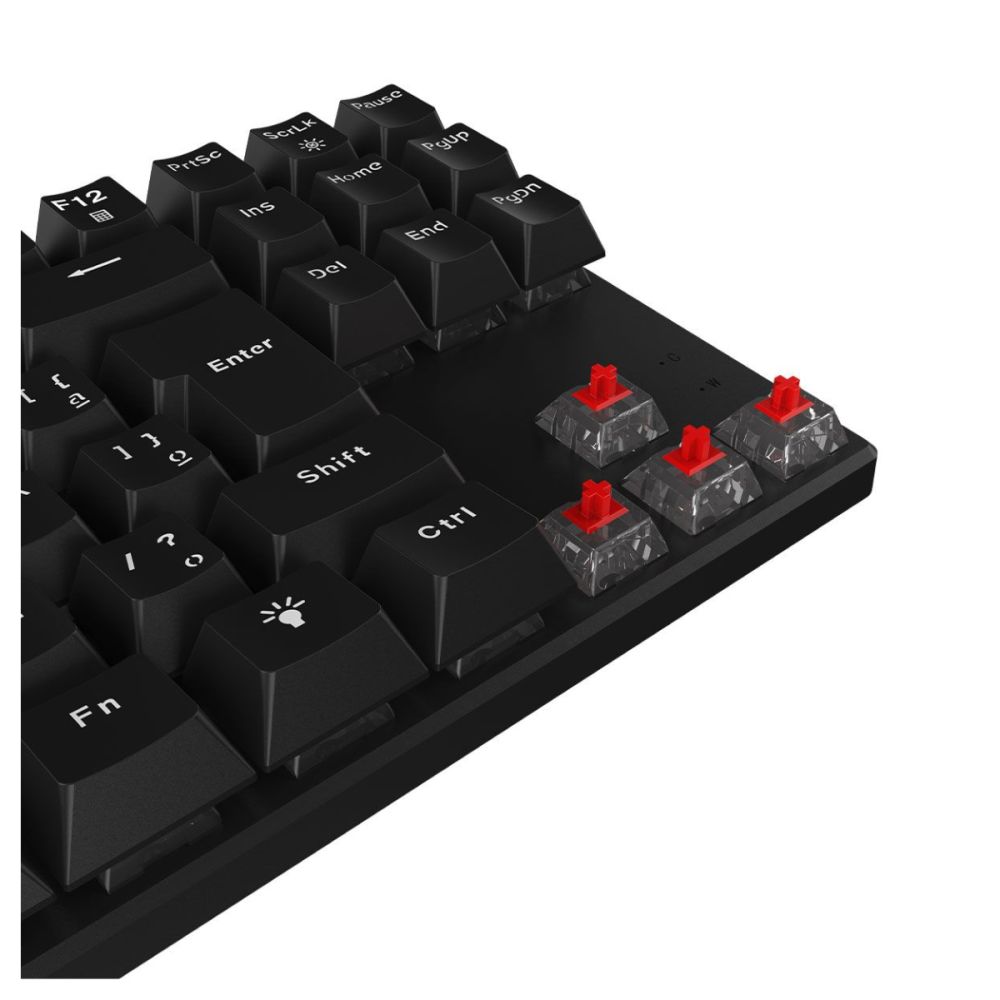 Teclado Mecânico 75% Anihi Tkl Switch Red LED–Vinik