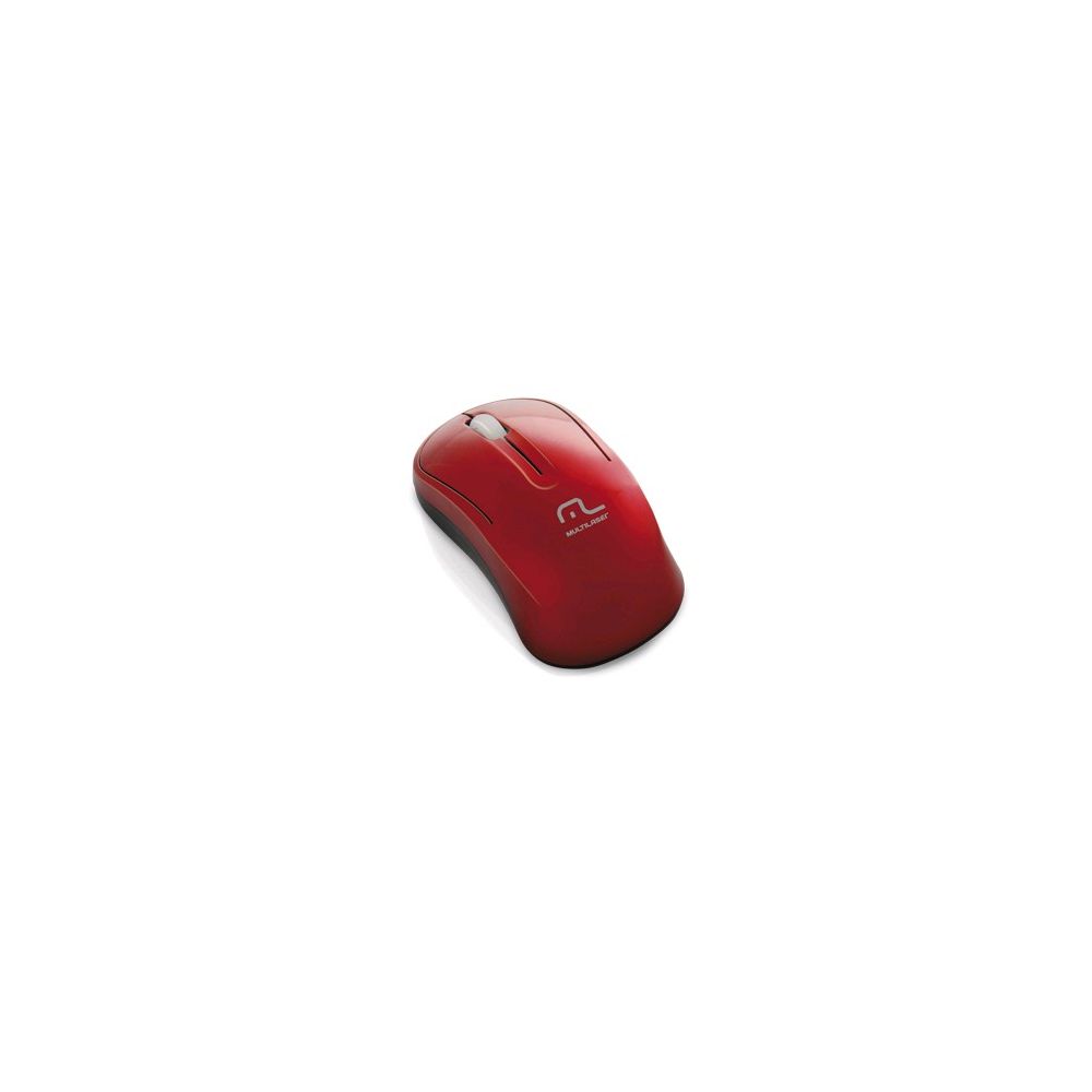 Mouse Light Red Mod.MO176 Vermelho - Multilaser