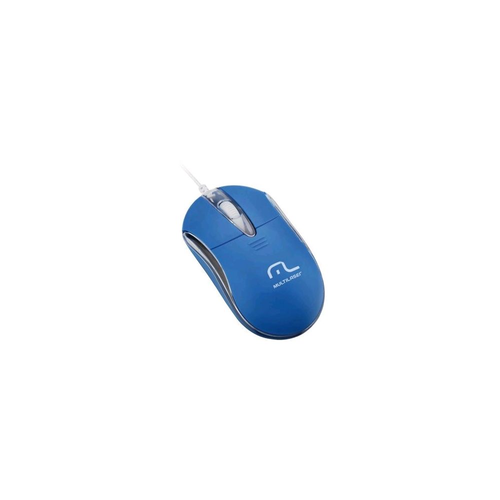 Mouse Óptico Classic Azul USB MO171 - Multilaser