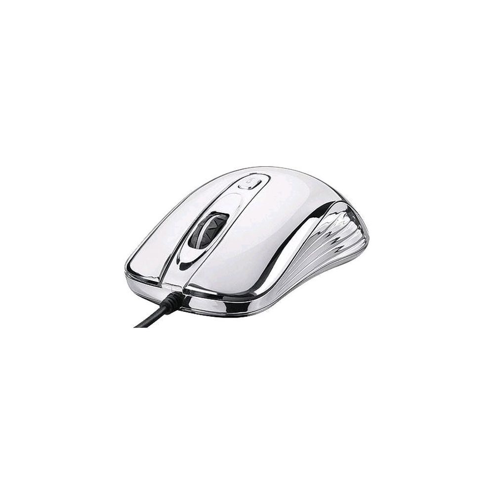 Mouse MO228 Warrior Game Prateado LED USB 1600 - Multilaser