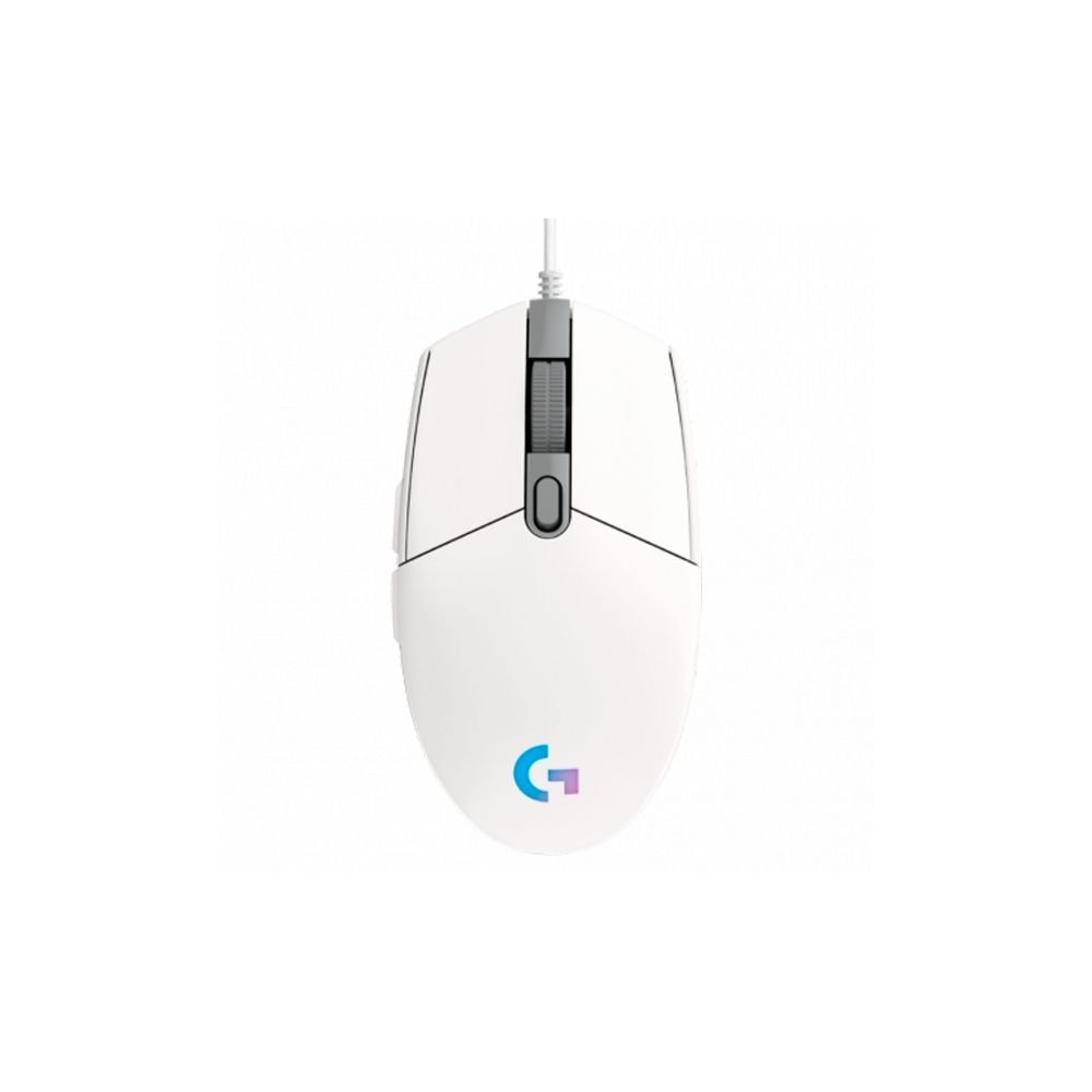 Mouse Gamer RGB G203 Lightsync Branco 910-005794 - Logitech