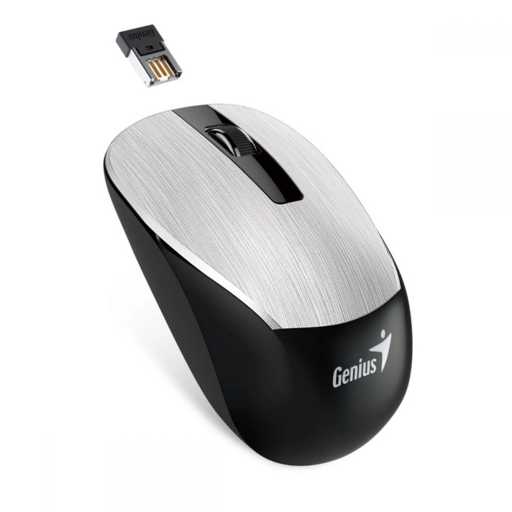 Mouse Nx-7015 Sem Fio Prata - Genius