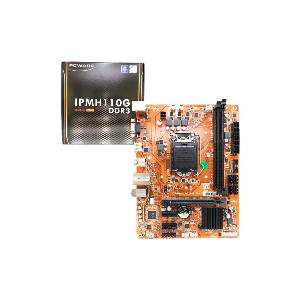 Placa Mãe IPMH110G DDR3 Socket 1151 - PCWare
