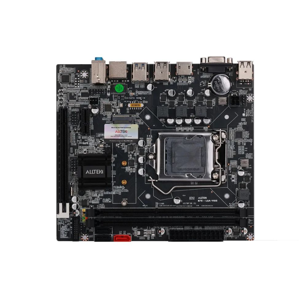 Placa Mãe B75 LGA1155 HDMI D-Sub DDR3 - Alltek