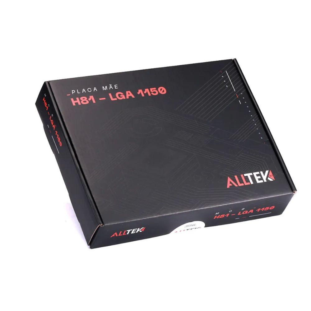 Placa Mãe H81, LGA1150, M-ATX, HDMI DDR3 - Alltek