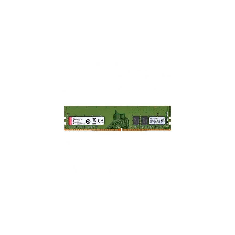 Memória Desktop 8GB DDR4 2666 Mhz KVR26N19S8/8  -  Kingston 