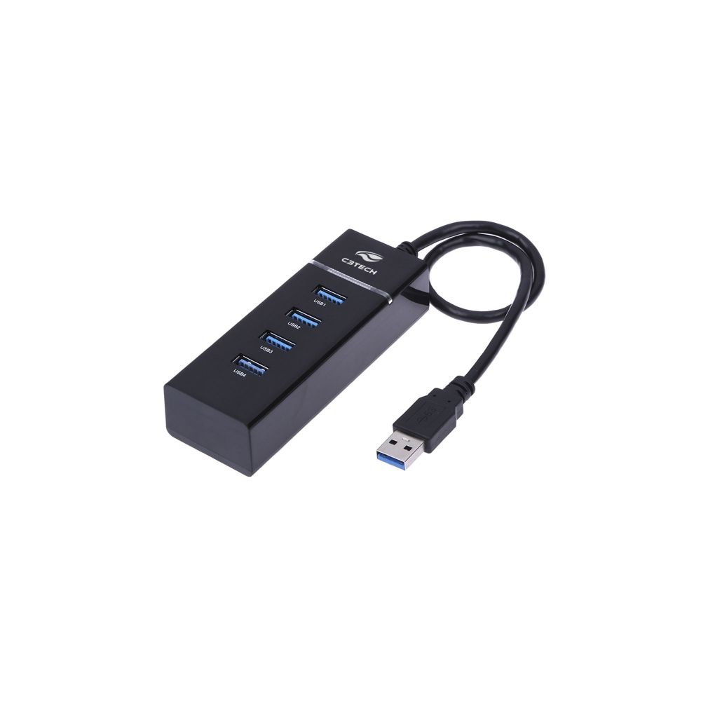 Hub USB 3.0 4 Portas HU-300BK - C3Tech