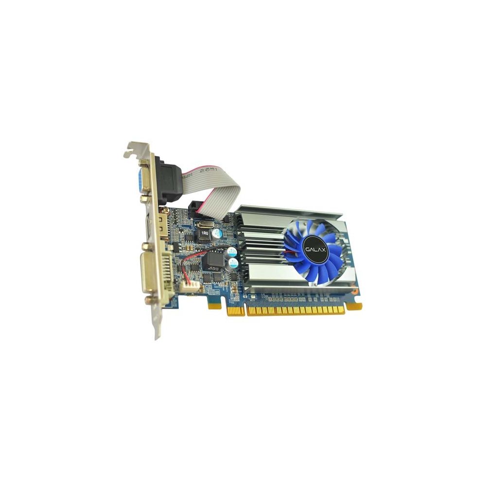 Placa de vídeo - NVIDIA GeForce GT 710 (1GB / PCI-E) - Galax