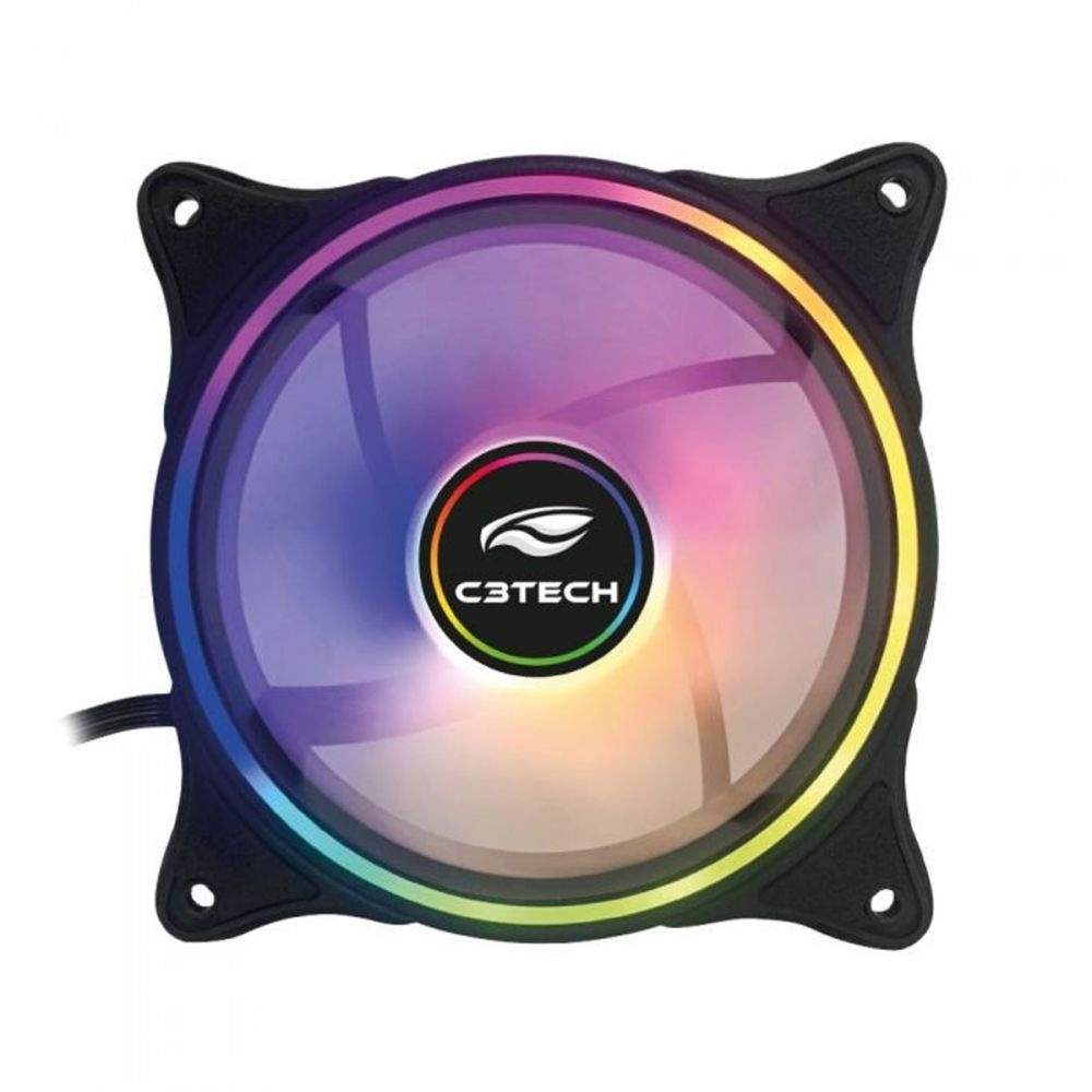 Cooler Fan 120x120x25mm RGB 1500RPM F7-L250RGB - C3Tech