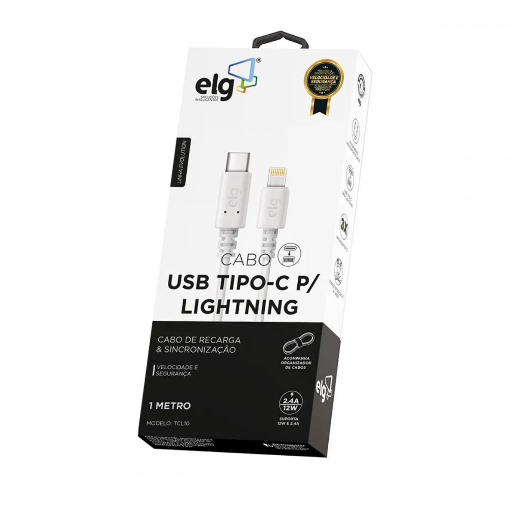 Cabo Lightning para USB-C TCL10 - ELG