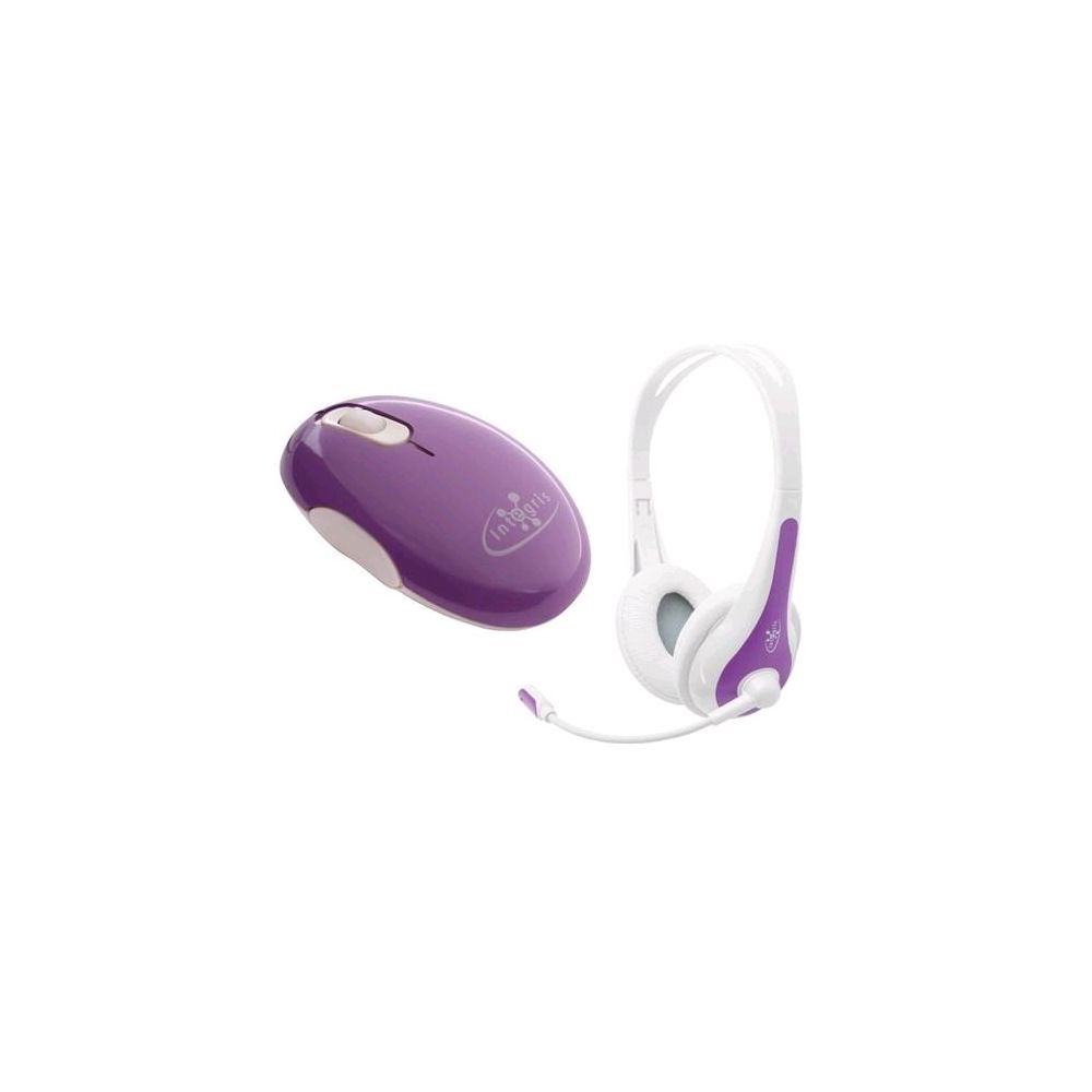 Headset + Mouse USB Summer Mod.F153A Roxo - Integris