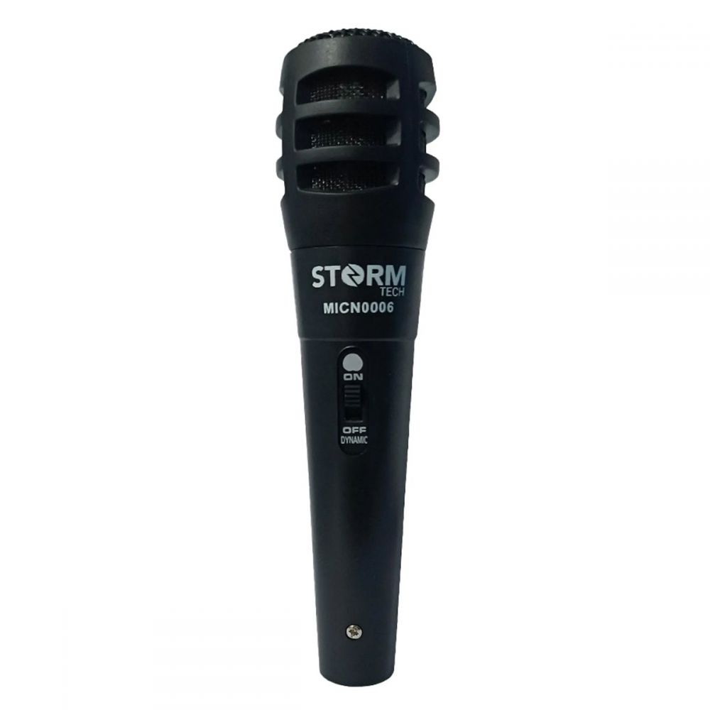 Microfone Com Fio MICN0006 Preto - Storm